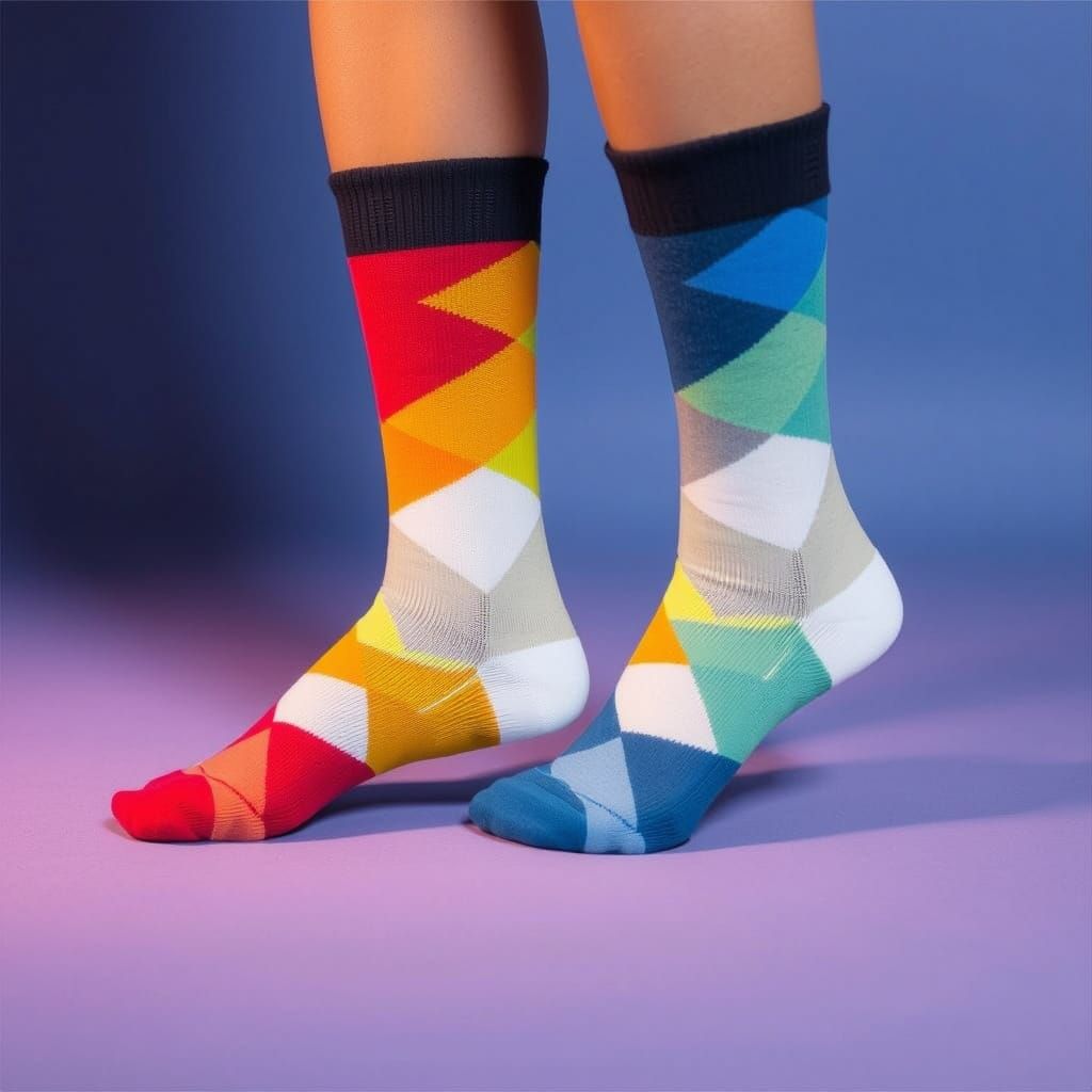 Cubist socks