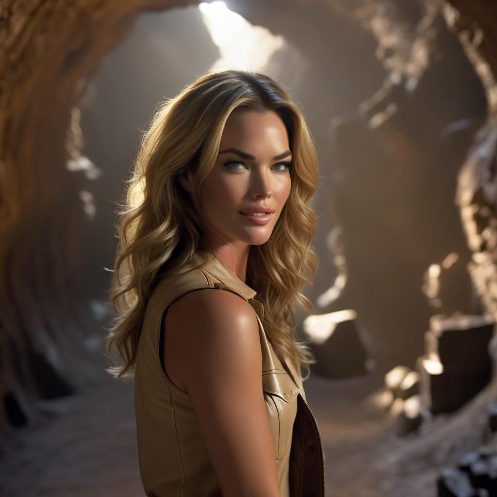 Journalist in Mine: Octane Rendered Portrait