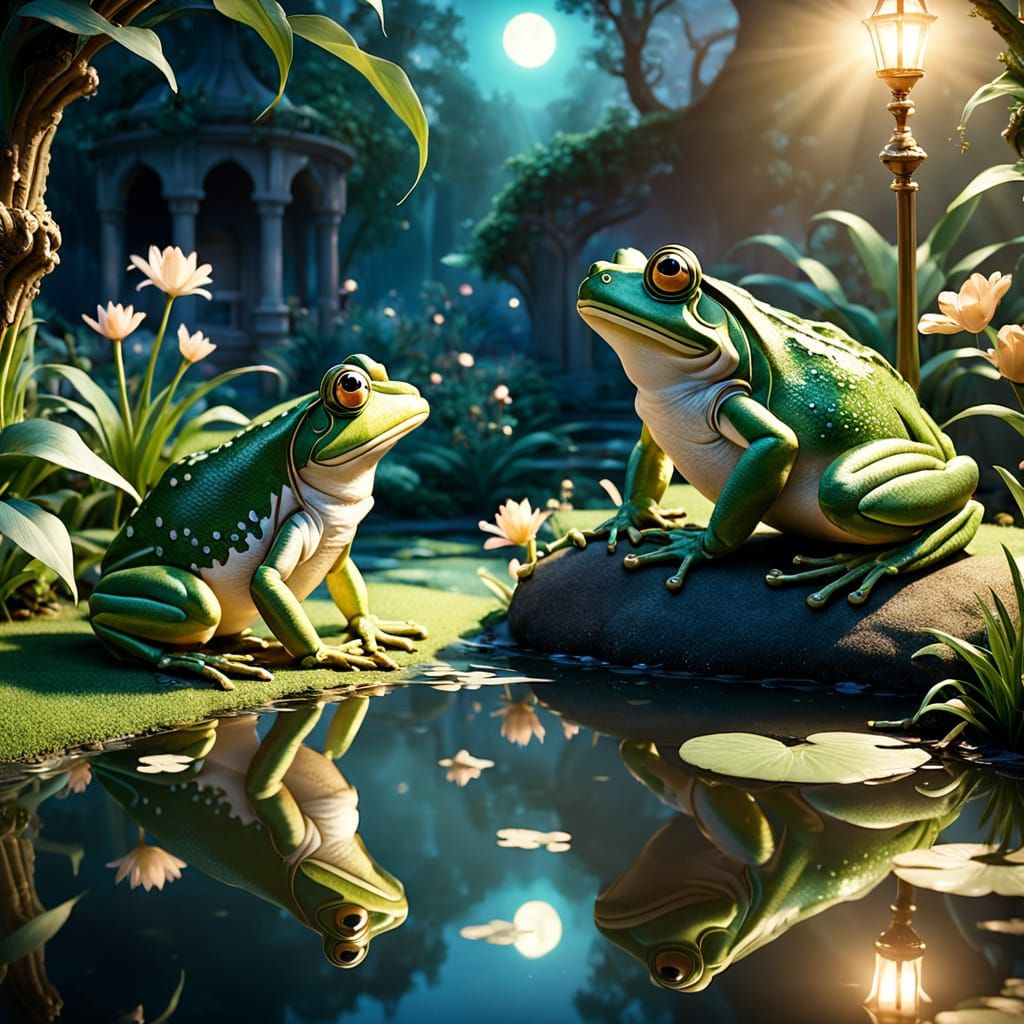 Uaron meets frog prince