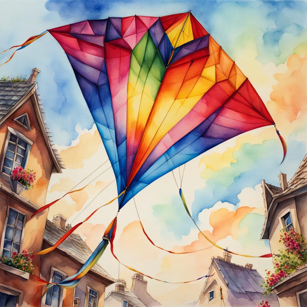 Large Kite Flying
