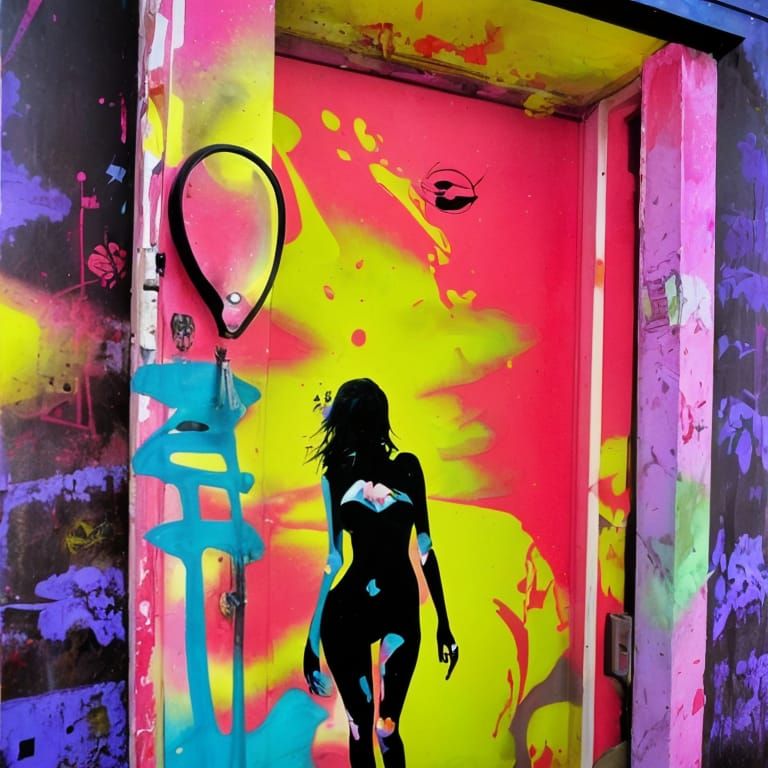 Vibrant Street Artist Captures Melting Graffiti Boy