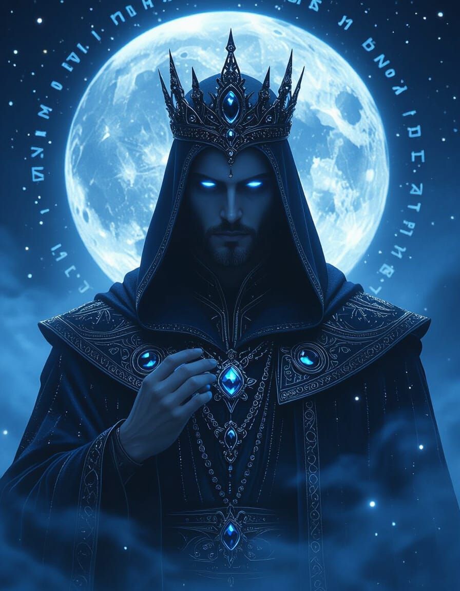 Prince of the Moon in Hyperrealistic Digital Art