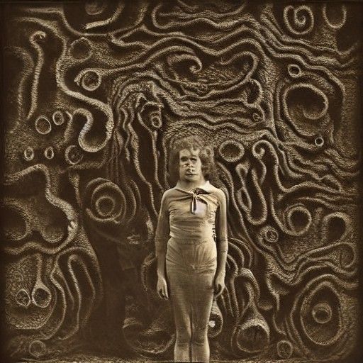 Horror Photograph Inspired by Giger and Ward