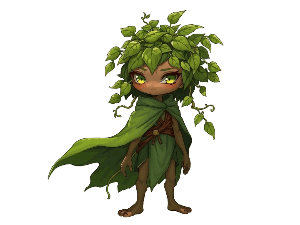 Fantastical Hemp Plant Creature