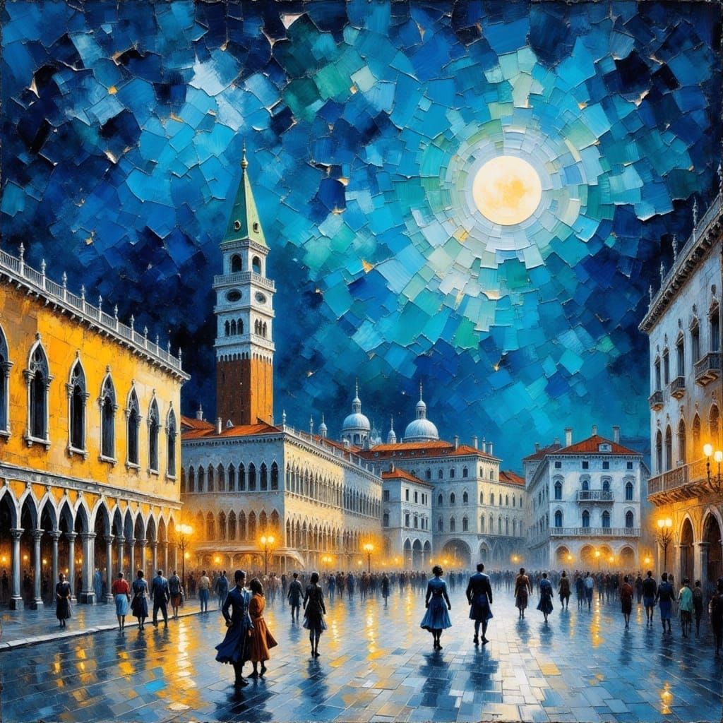 Sérénade Cubiste sur la Piazza San Marco....