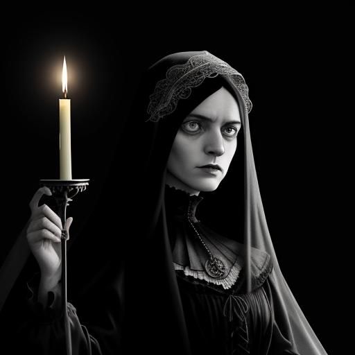 Victorian Medium Seance in Gothic Comic Art