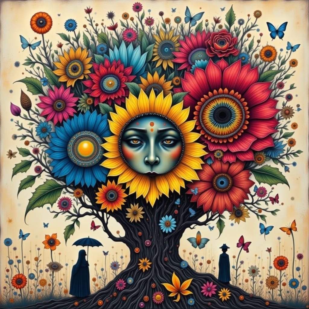 Bloomispot Caricature in Mixed Styles