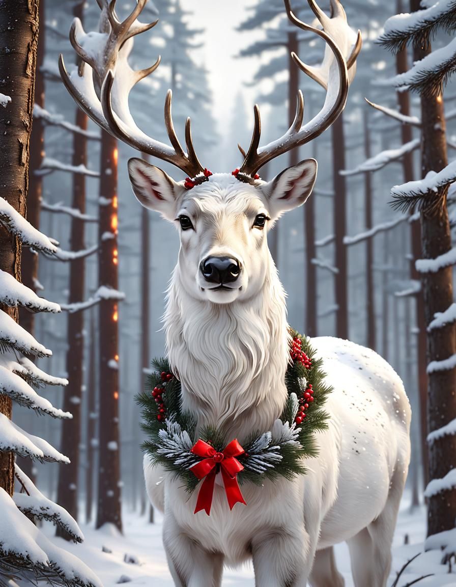 Christmas deer