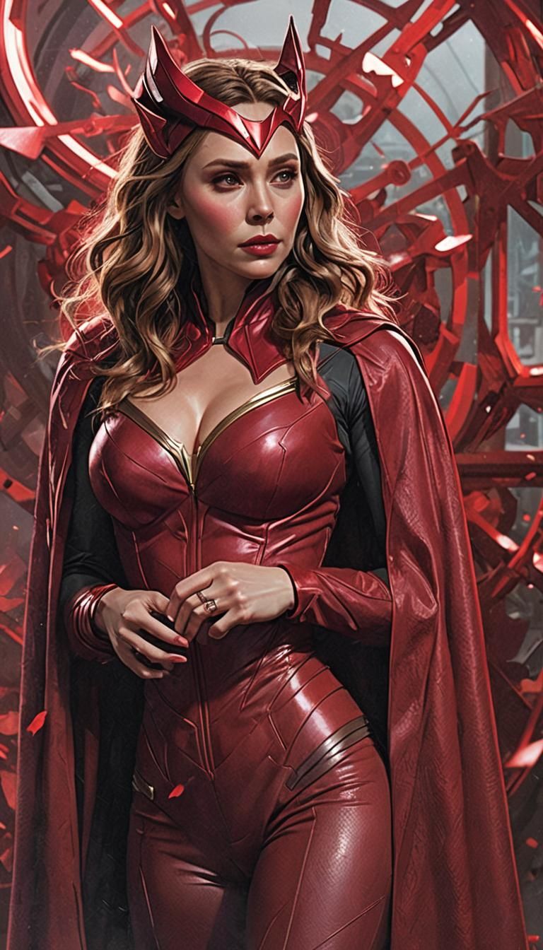 Wanda maximoff as Scarlett witch