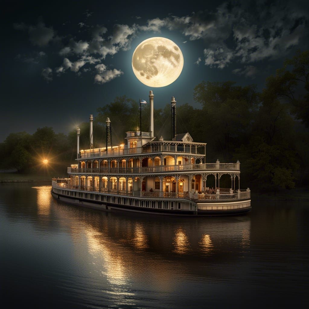 Mississippi moon won't ya' keep on shinin' on me