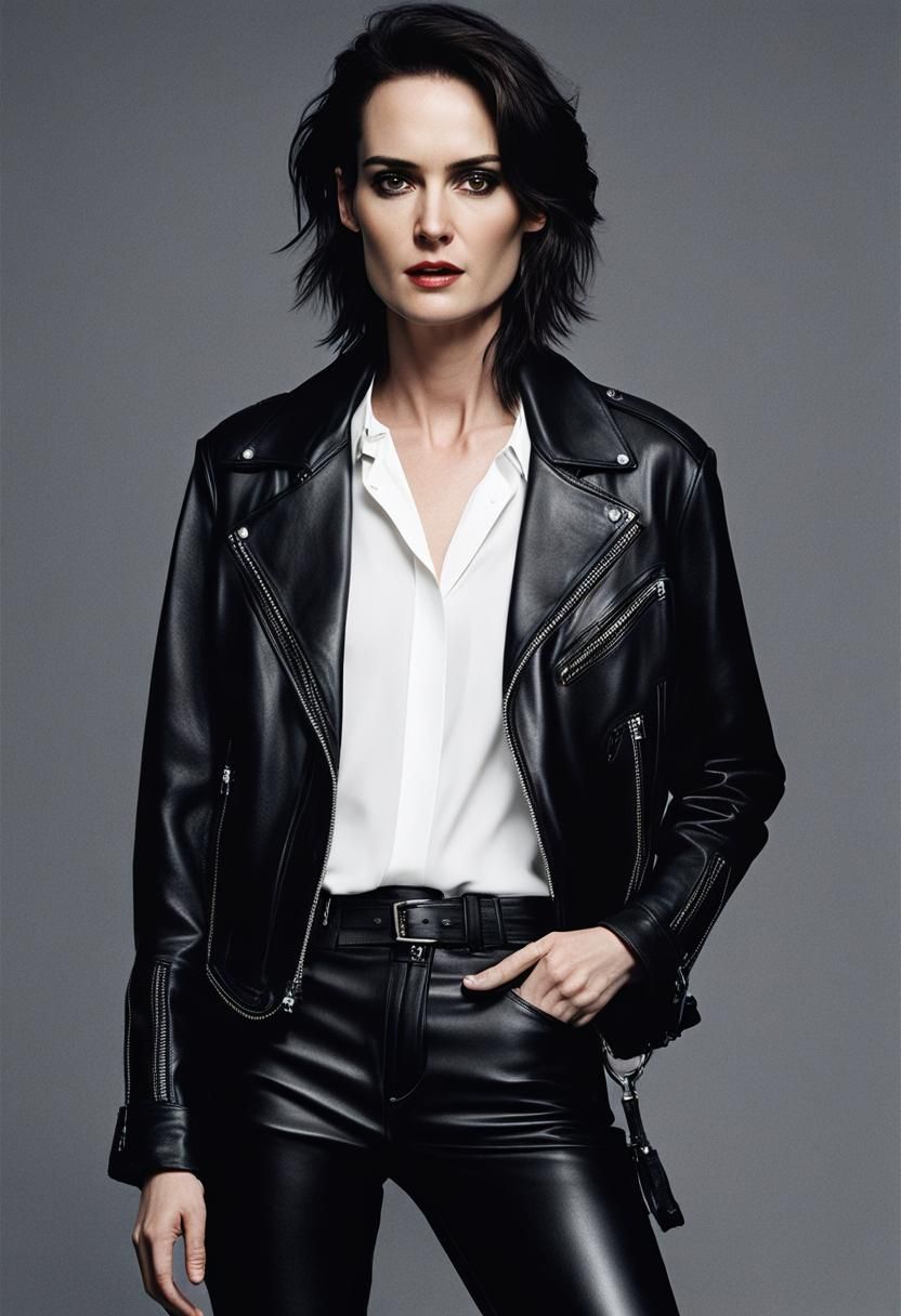 Winona Ryder Ultrarealistic Detailed Photoshoot Portrait