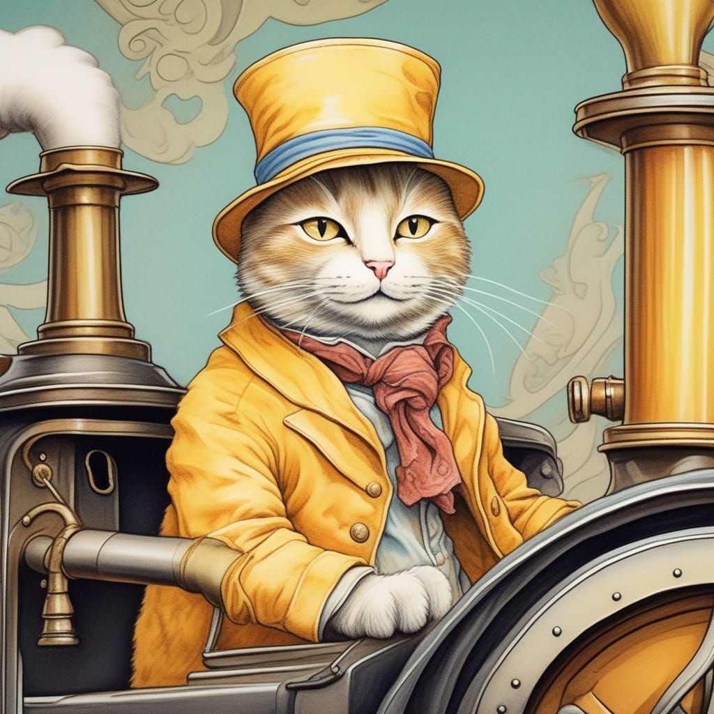 Victorian cat inventor