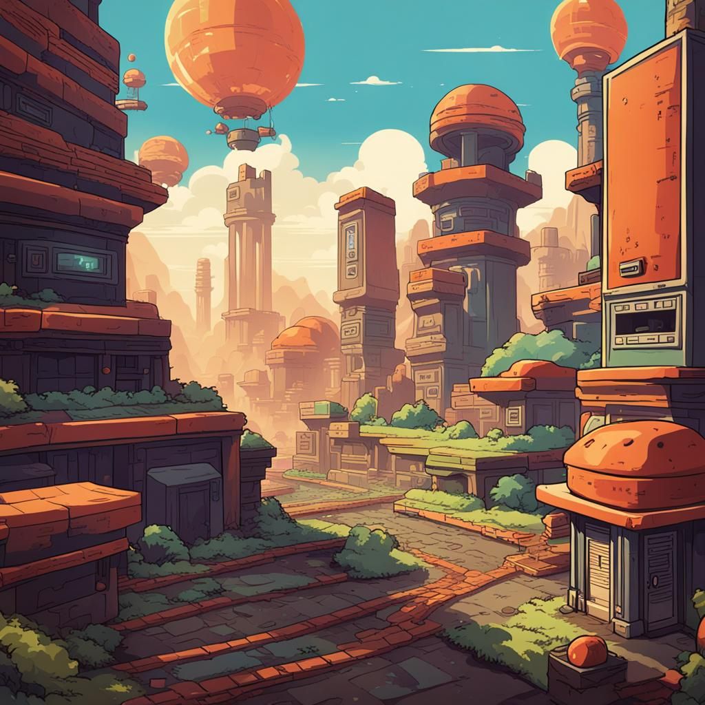 Retro Video Game Environment