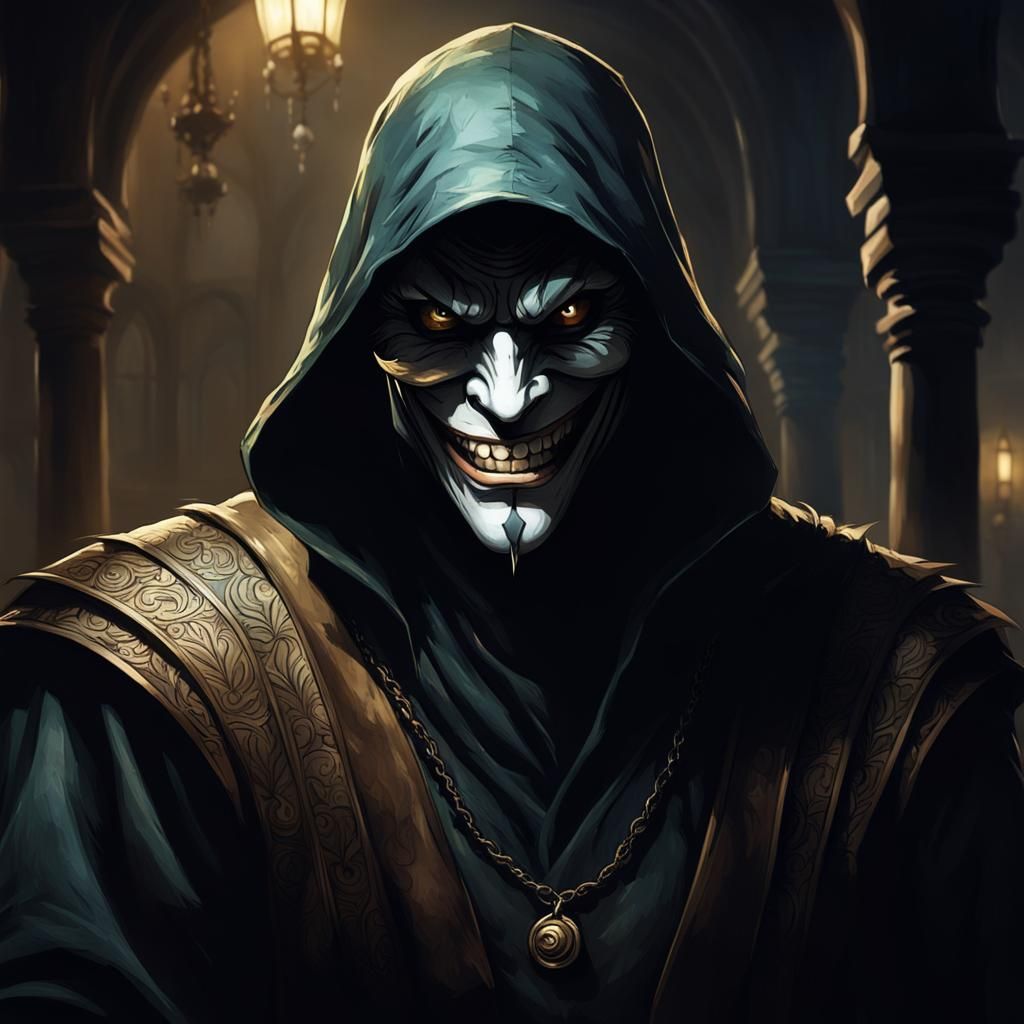 Intriguing Character Hides Intentions with Sly Smile