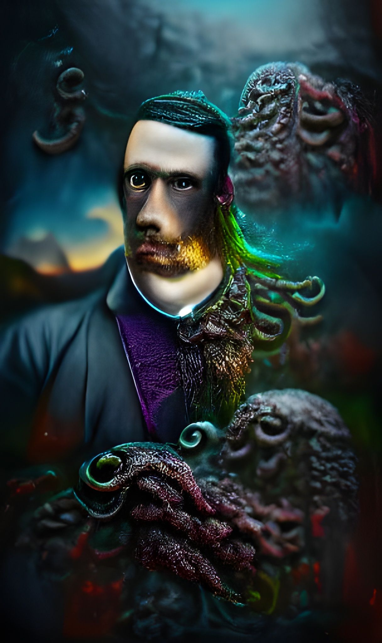 H. P. Lovecraft 🐙character portrait"