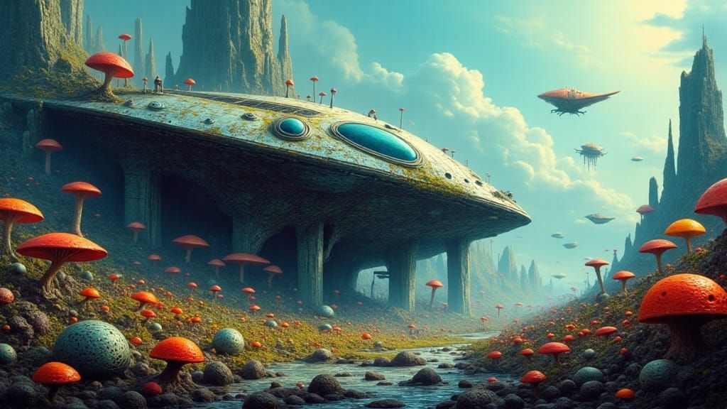 Surreal Space Odyssey on a Forgotten Planet