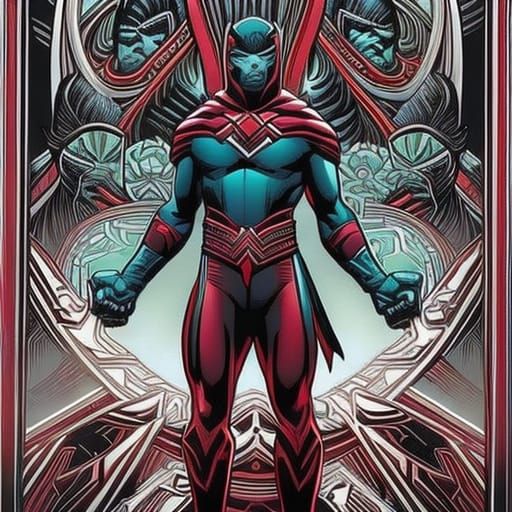 Wakanda in Comic Book Art Style