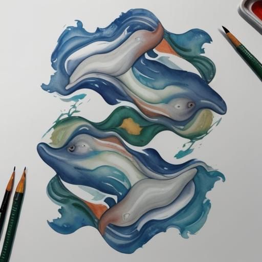 Tessellation dolphins