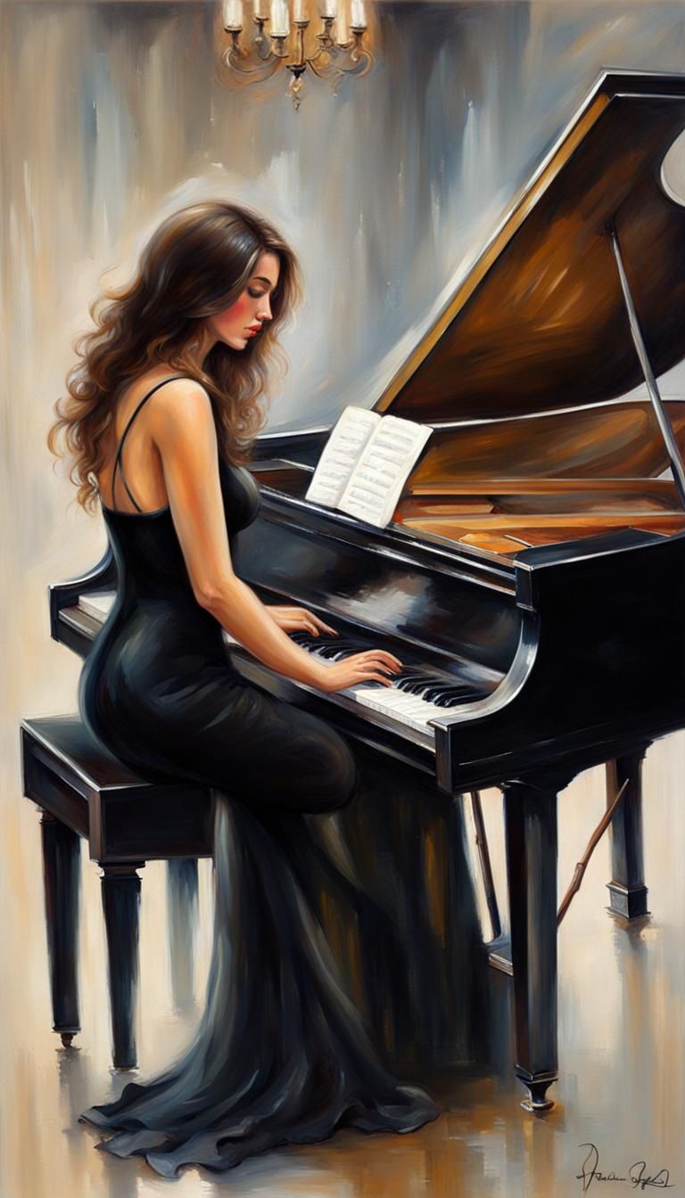 Beautiful big bust girl with very deep plunge and beautiful ...