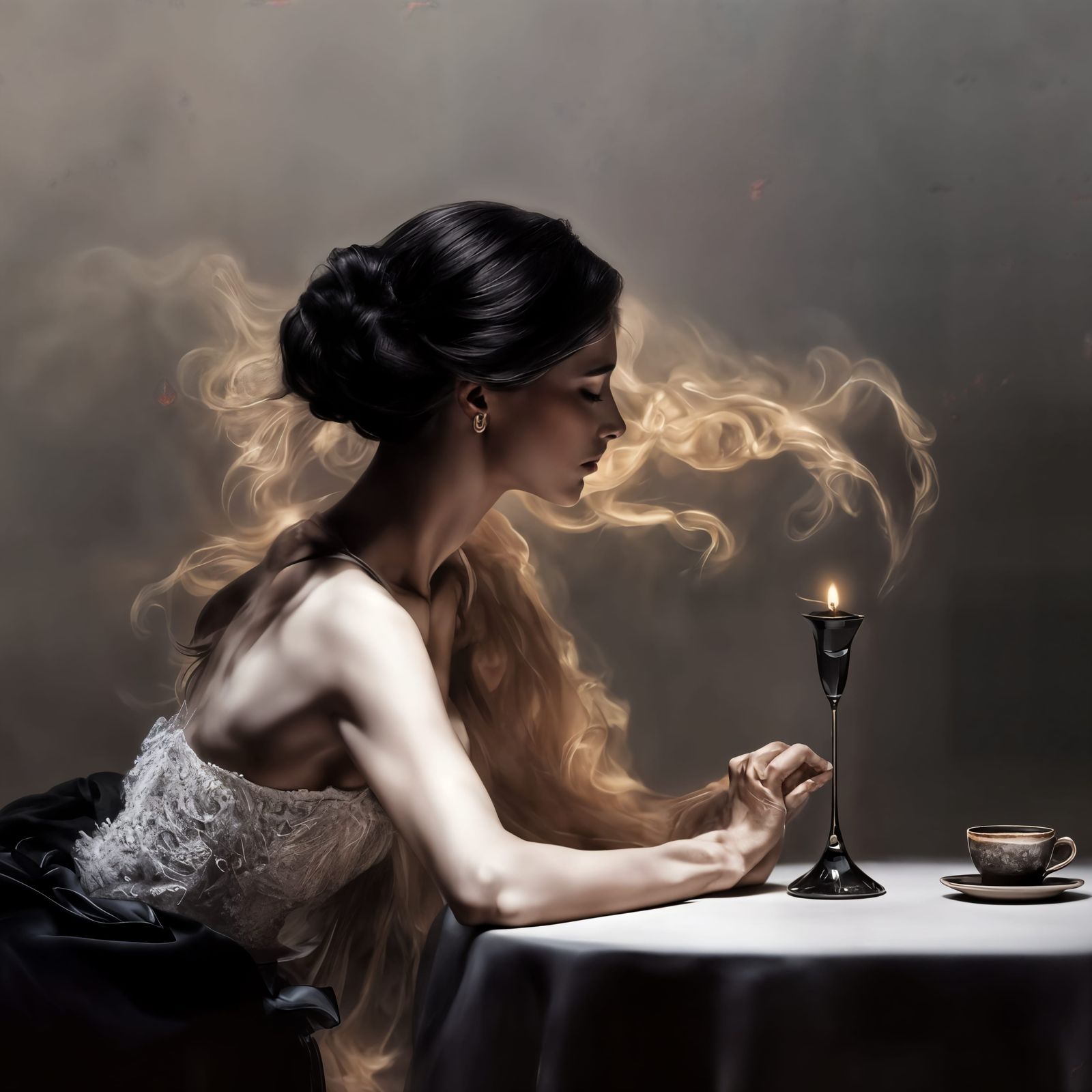 Flirting with some wild magic she picked-up on the way to Bi...