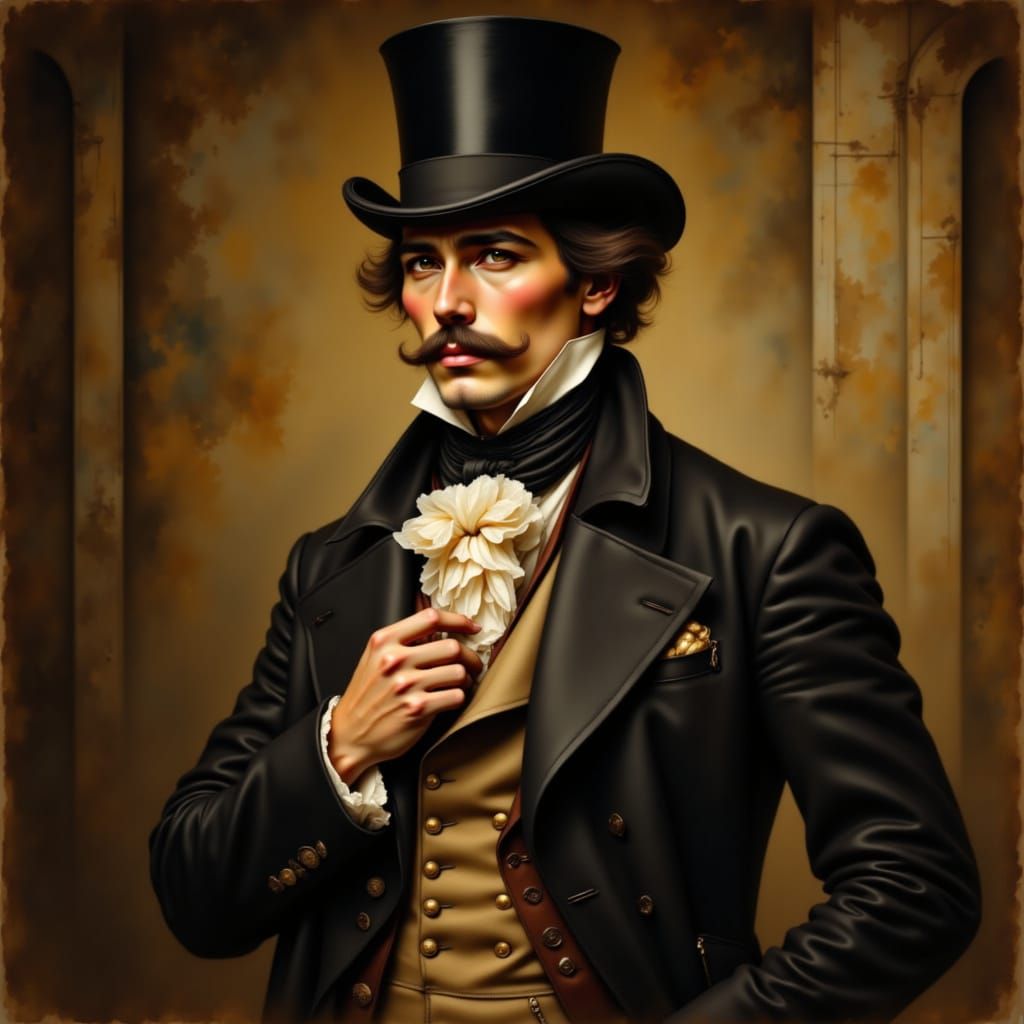 Dignified Gentleman in Classic 18th Century Attire