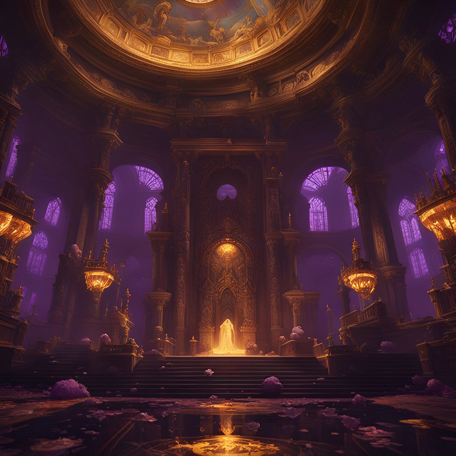 Hades Dark Fantasy Concept Art in 8k Resolution