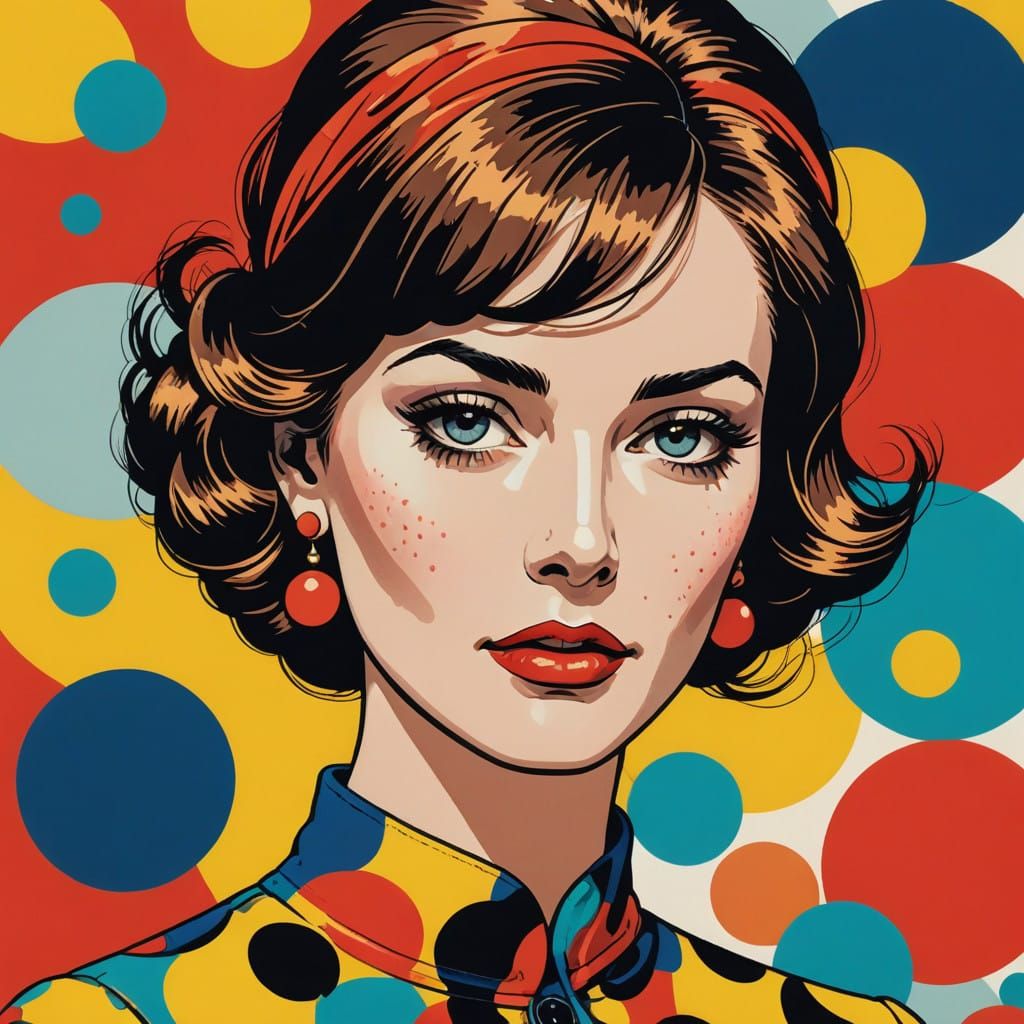 Vintage Chic Beauty with a Tear