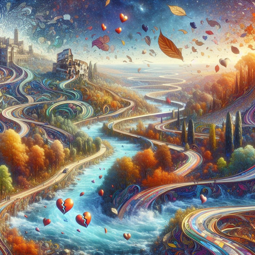 All Roads Lead to Rome: A Surreal Vision