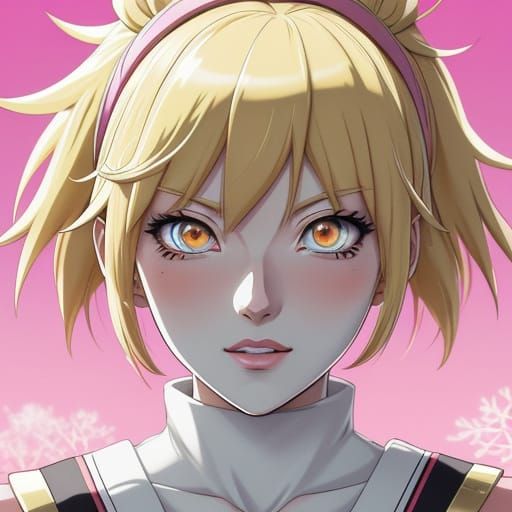 Anime Girl Portrait in Pixiv Style