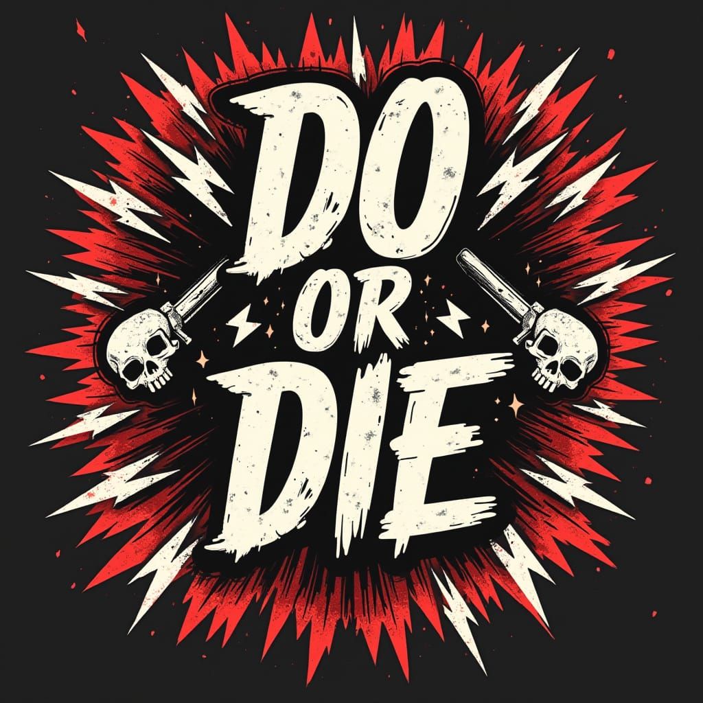 Dynamic Vector T-Shirt Design with Distressed Text and Light...