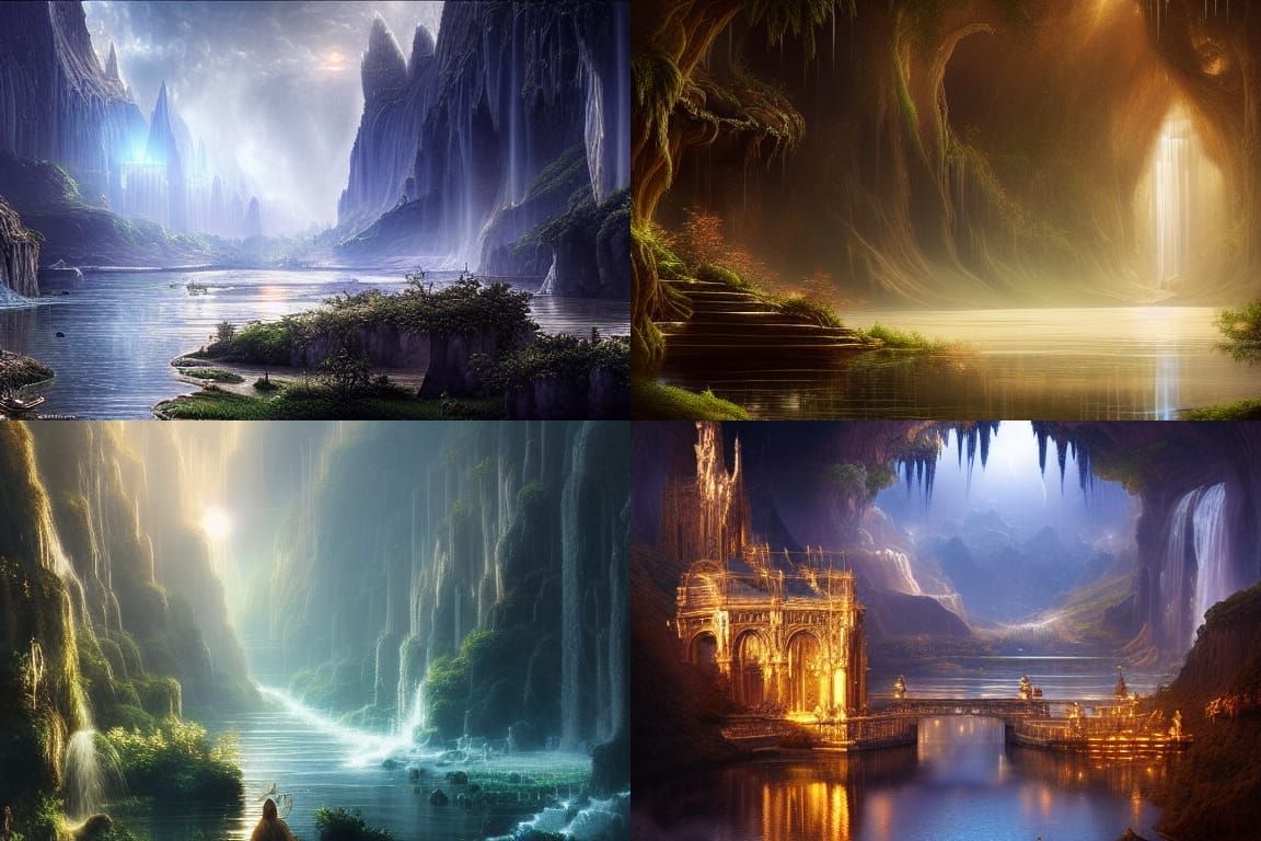 River of Life: A Digital Matte Painting