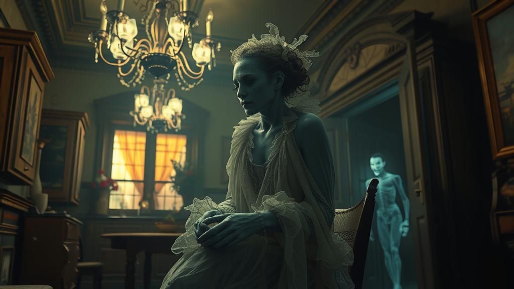 Victorian Haunting by Ghost Bride in Art Deco Style
