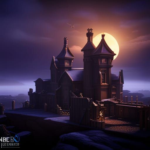 Hero's Return: A Detailed Matte Painting