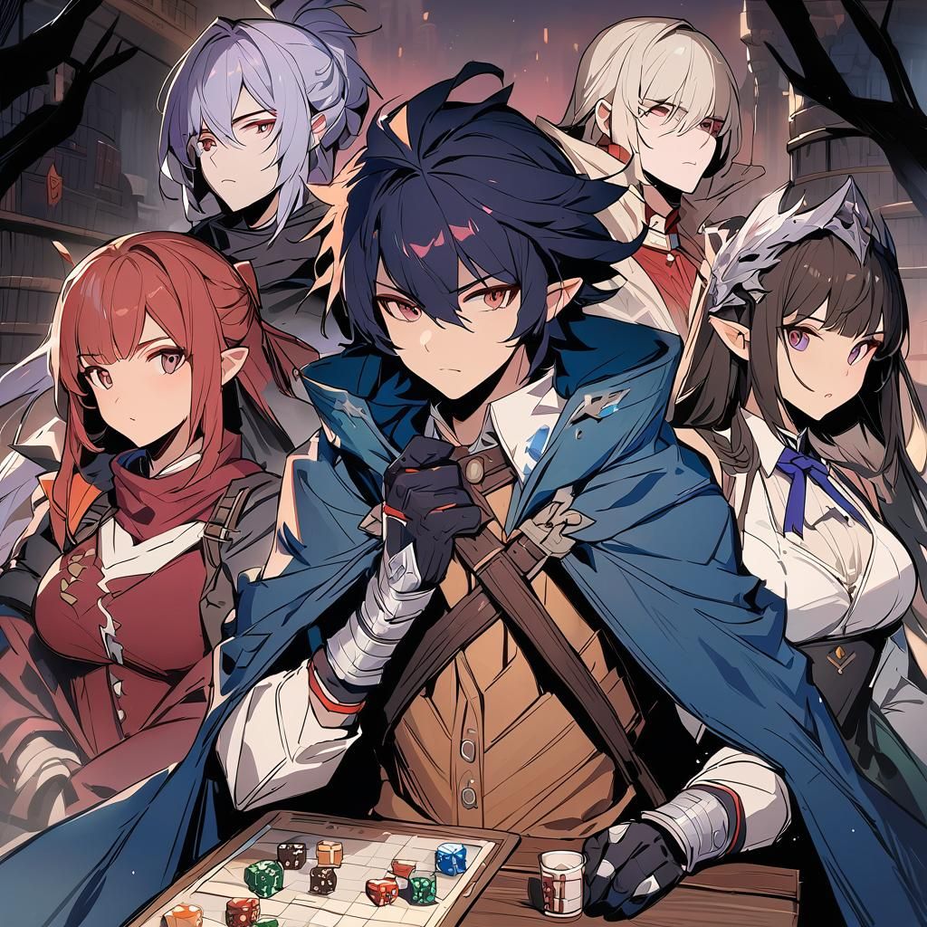 Dungeons and Dragons Half-drow and Friends