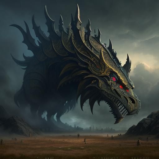 Dramatic Football Digital Matte Painting