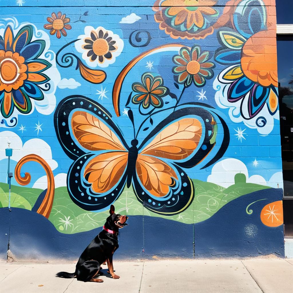 Lucky Penny Finds Artful Mural