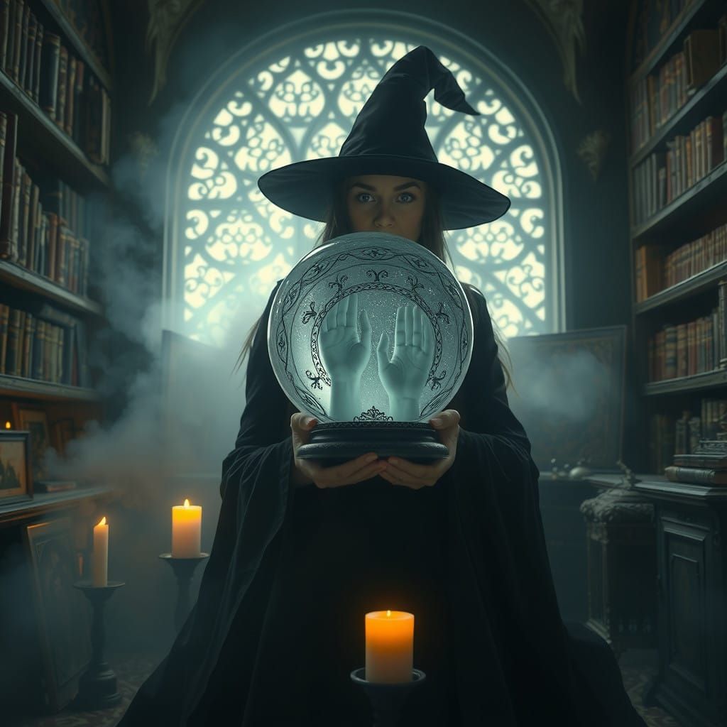 Enigmatic Witch Conjures Ephemeral Realm