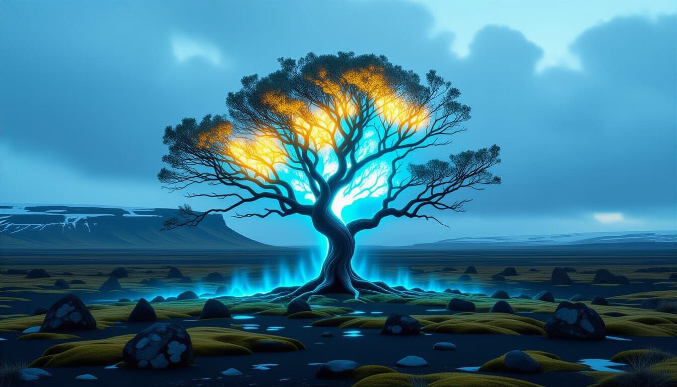 Icelandic Mystical Tree 4