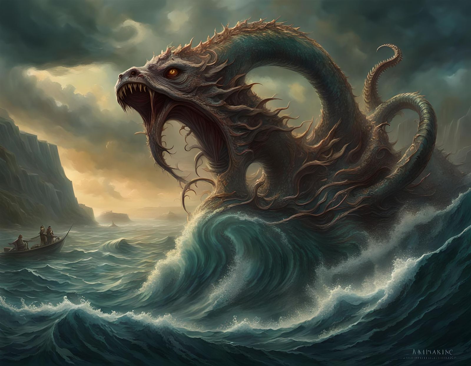Charybdis: Sea Monster of Greek Mythology
