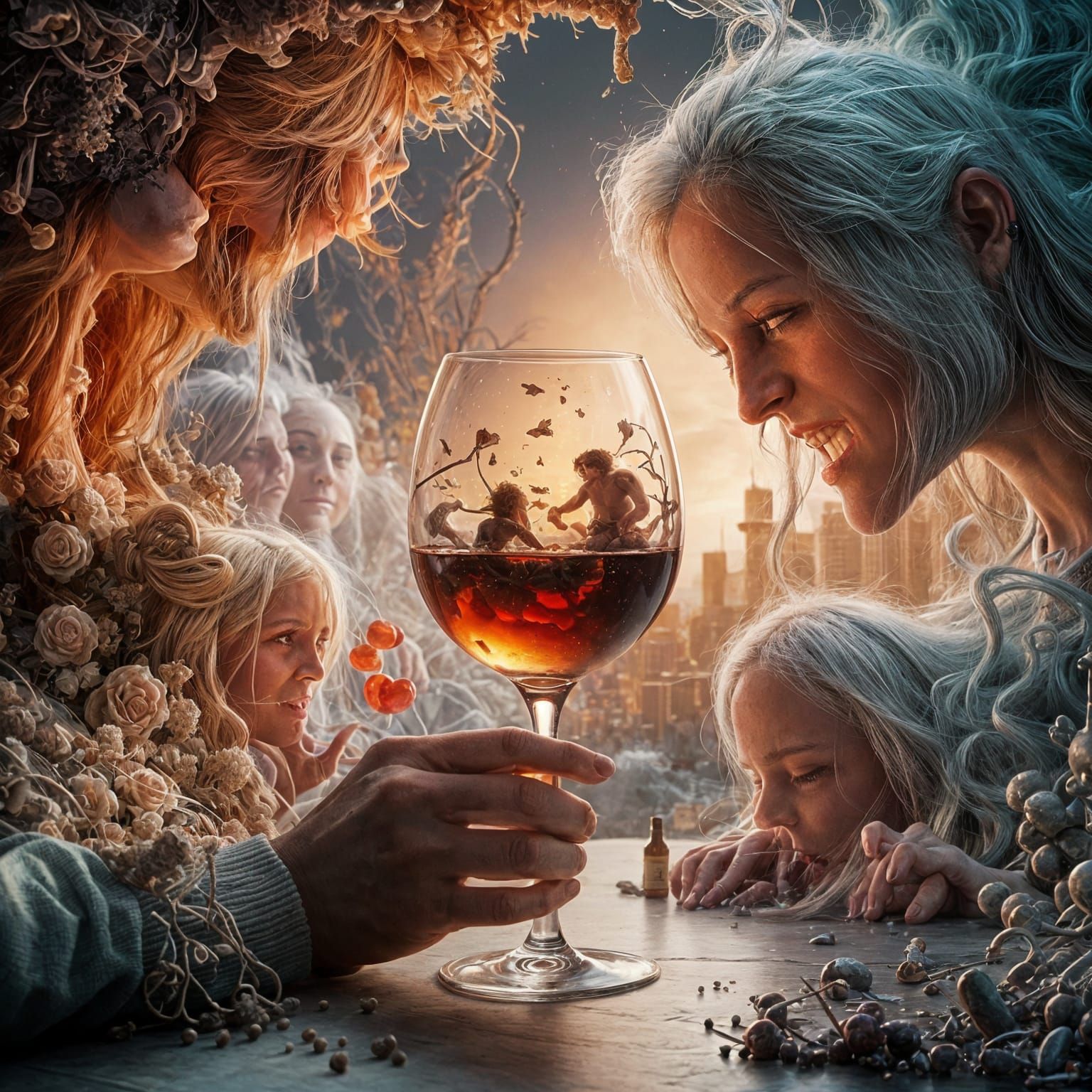 Savoring Wine in a Whimsical Fantasy World