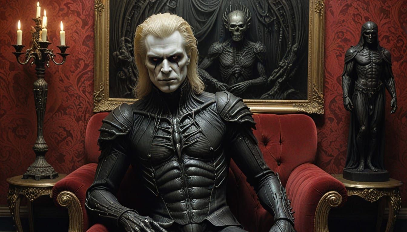 Elegant Brat Prince Sits in Victorian Luxury