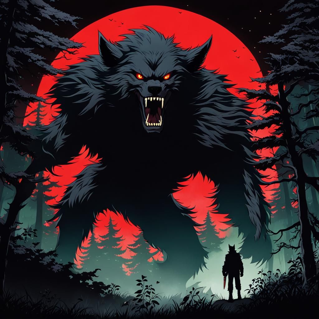 Werewolf Hunt Under Full Moon: Anime Horror