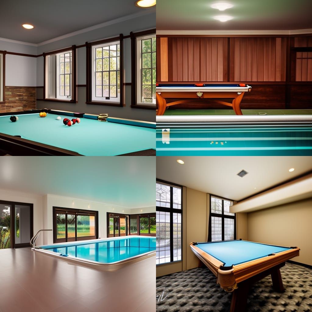 Eerie Poolrooms: Professional Photography with Bokeh