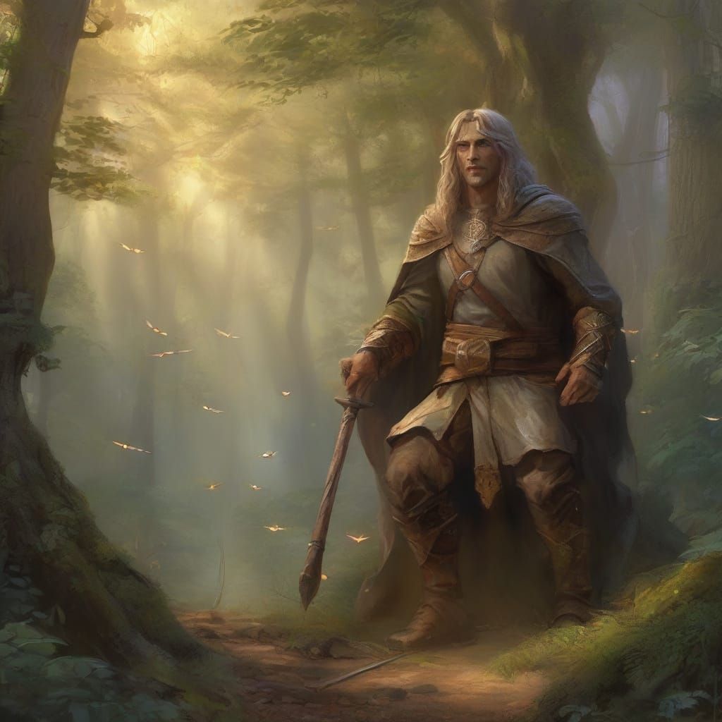 Half-Elf Rogue Embarks on a High Fantasy Adventure