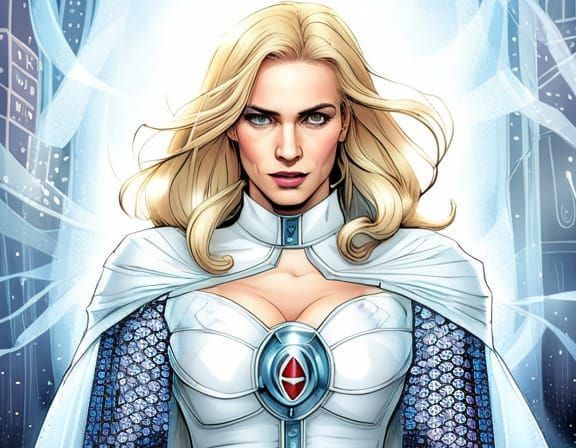 Comic Book Character Emma Frost | The White Queen