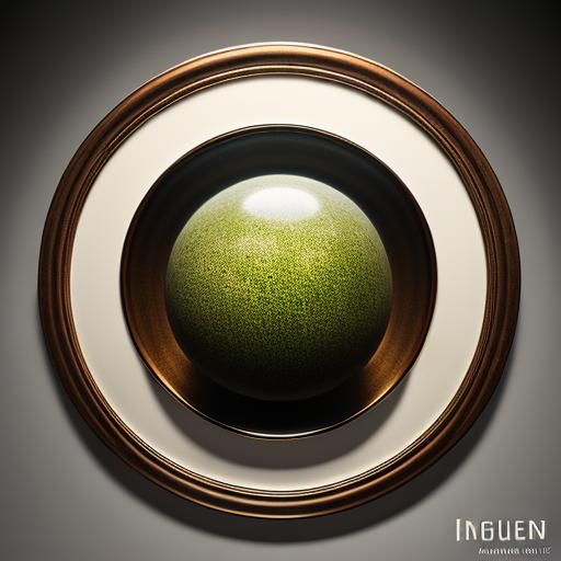 A photorealistic image of "Ingenium", depicting a tangible o...