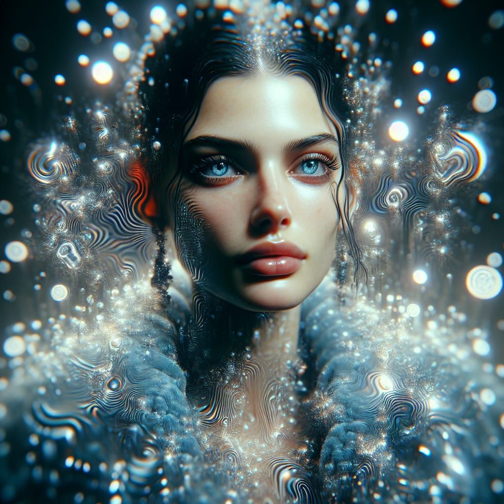 Dreamlike Portrait with Spherical Aberration Wave Effect