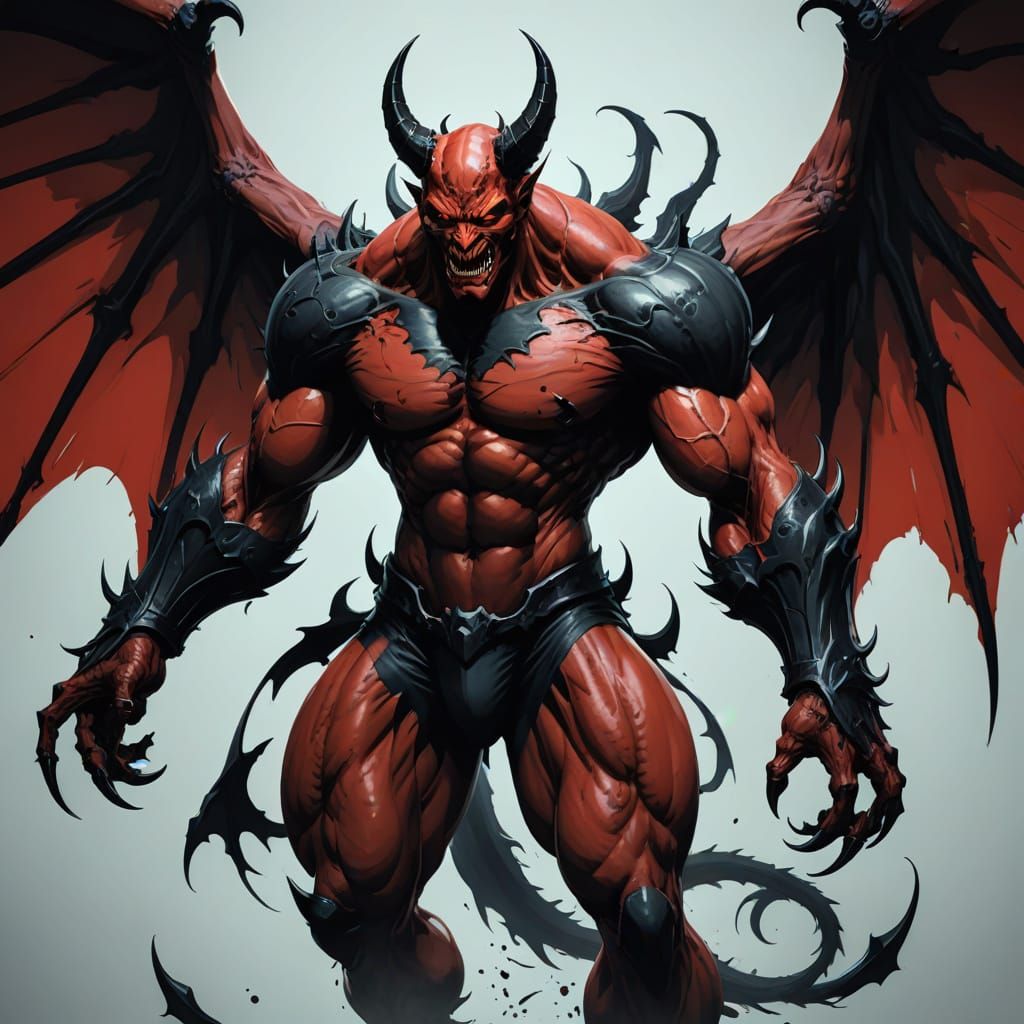muscular devil