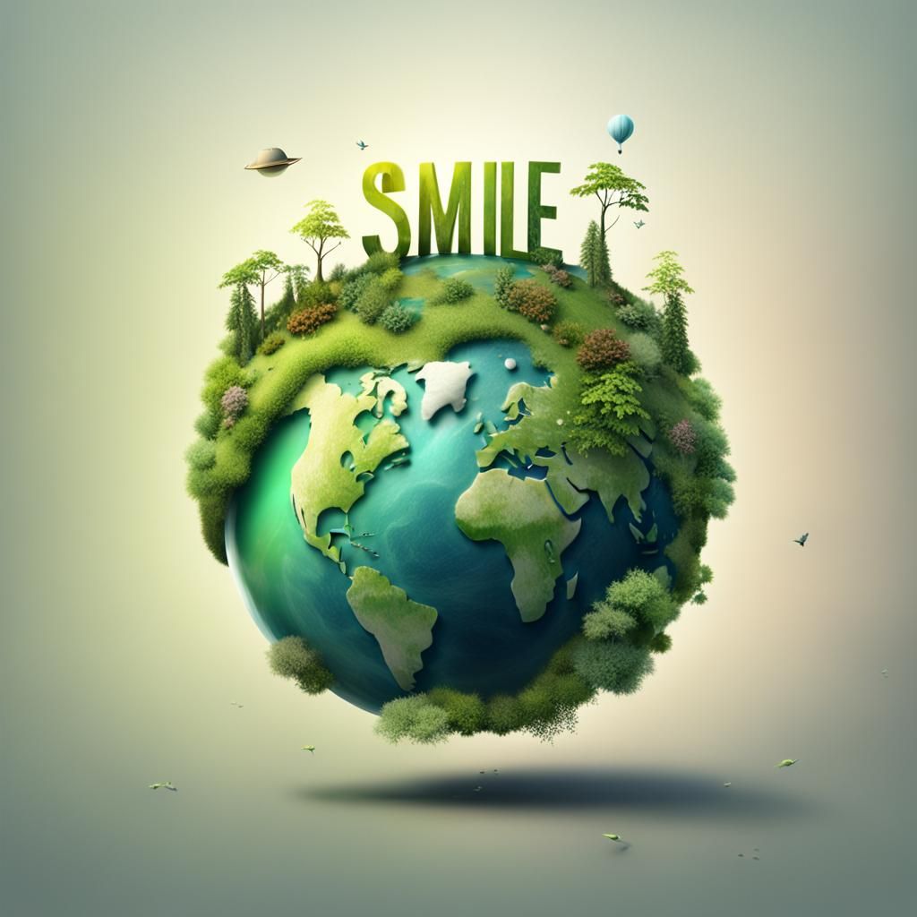Earth and Vegetation 3D Rendering of SMILE