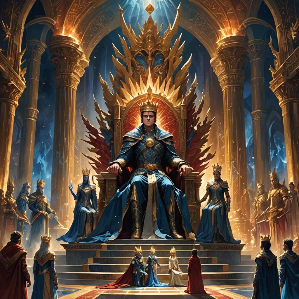 Newly Crowned Stelar in Mystical Throne Room